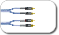 Série de câbles patch Sommercable SC-ONYX équipé double HICON RCA mâle