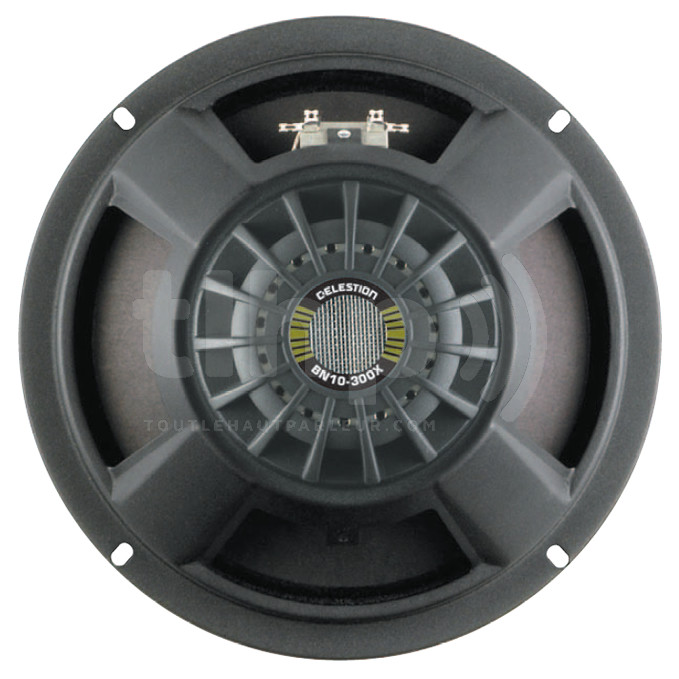 Grille TLHP pour haut-parleur 10 pouce, diamètre extérieur 257 mm, acier  épais finition noire, trous