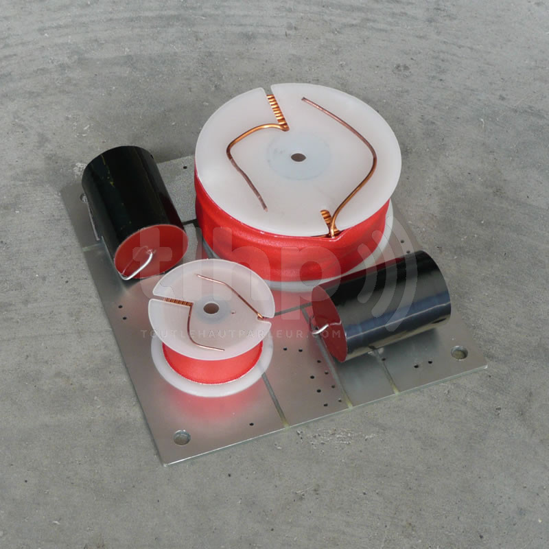 Filtre passif en kit, 2 voies, fréquence de coupure à 1500 Hz, 12 dB, 8/16 ohm