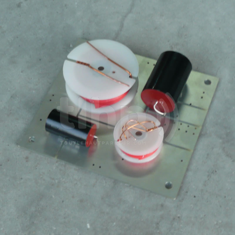 Filtre passif en kit, 2 voies, fréquence de coupure à 3500 Hz, 6/18 dB, 4/8 ohm