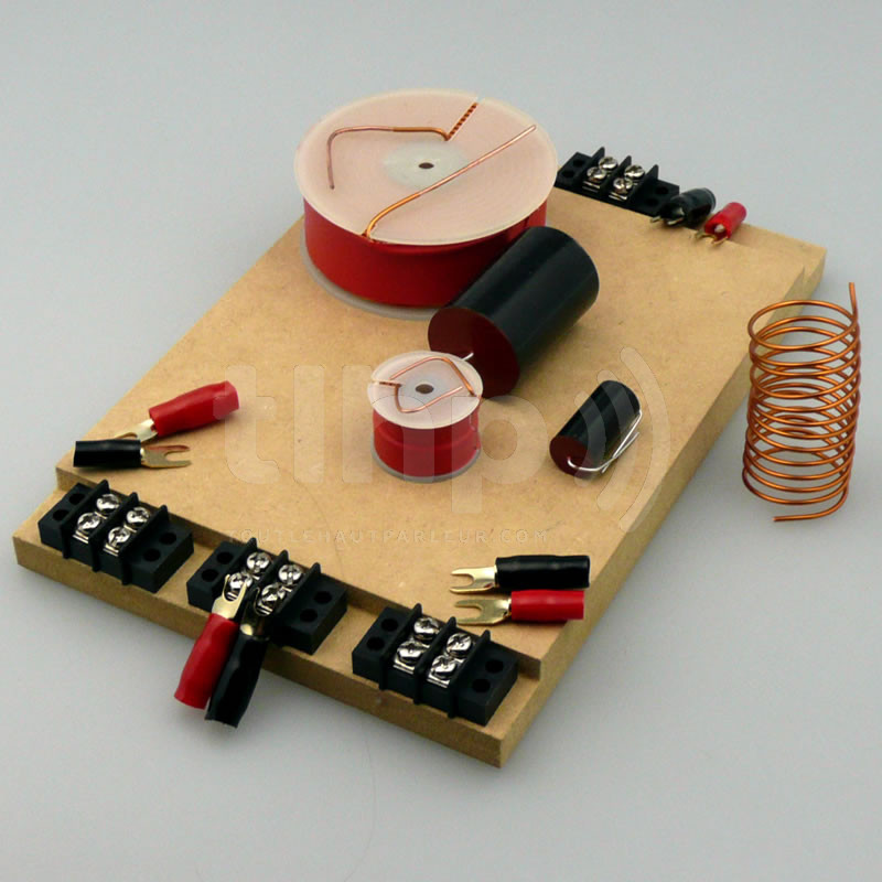 Filtre passif en kit, 3 voies, fréquence de coupure à 800 et 8000 Hz, 6 dB, 8 ohm