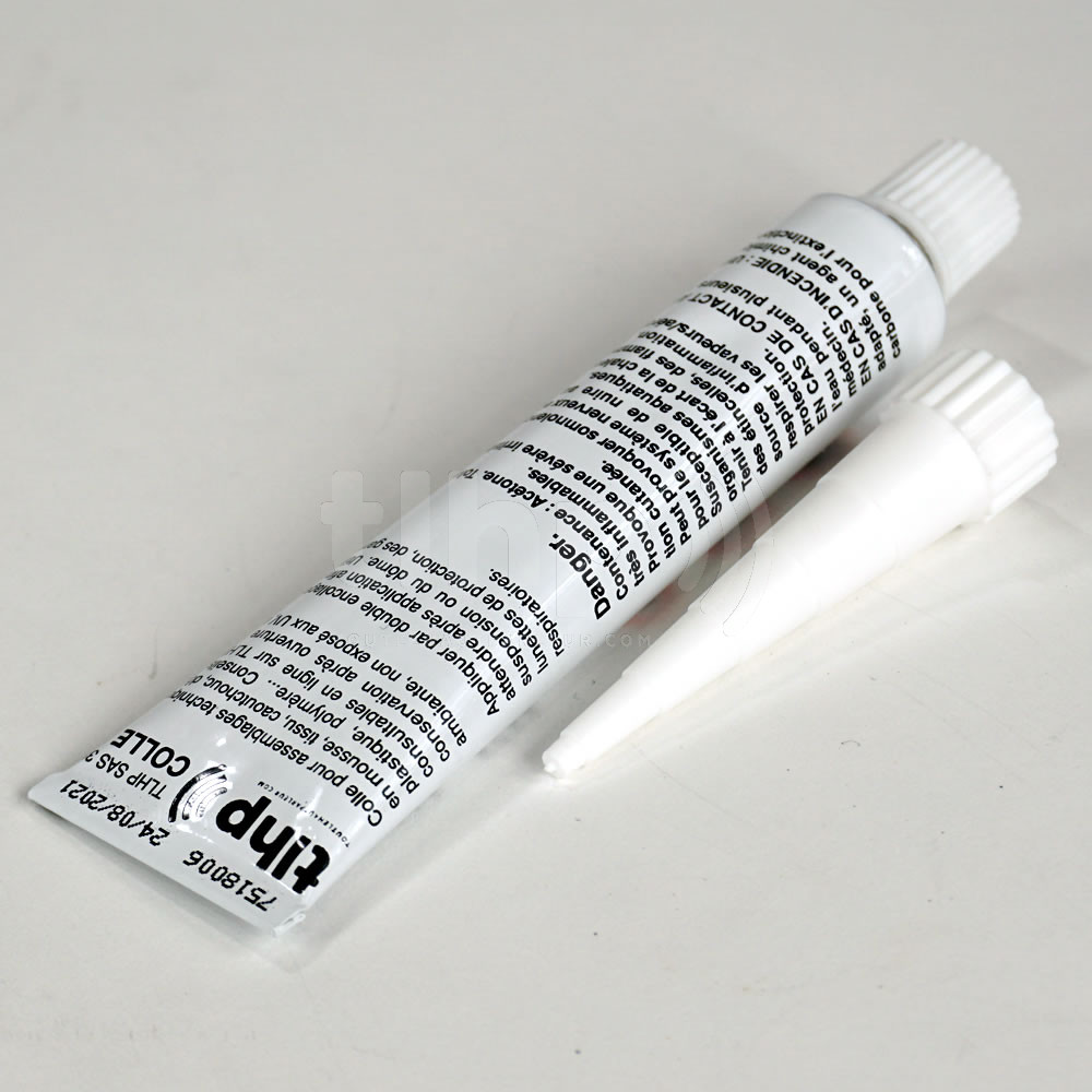 Colle spéciale hautparleur "hifi", tube comprenant 20 mL de colle