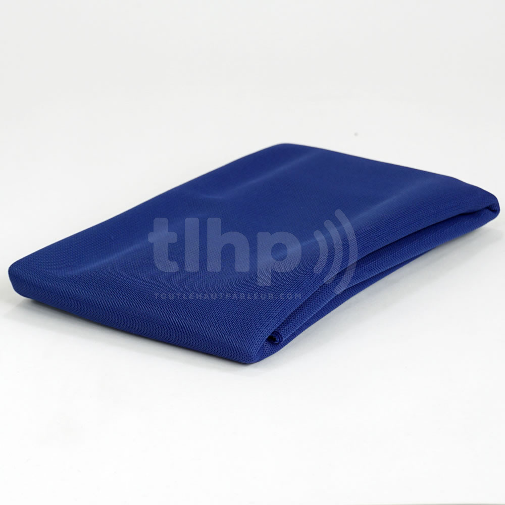 Tissu acoustique bleu "Tim" haute qualité pour façade d