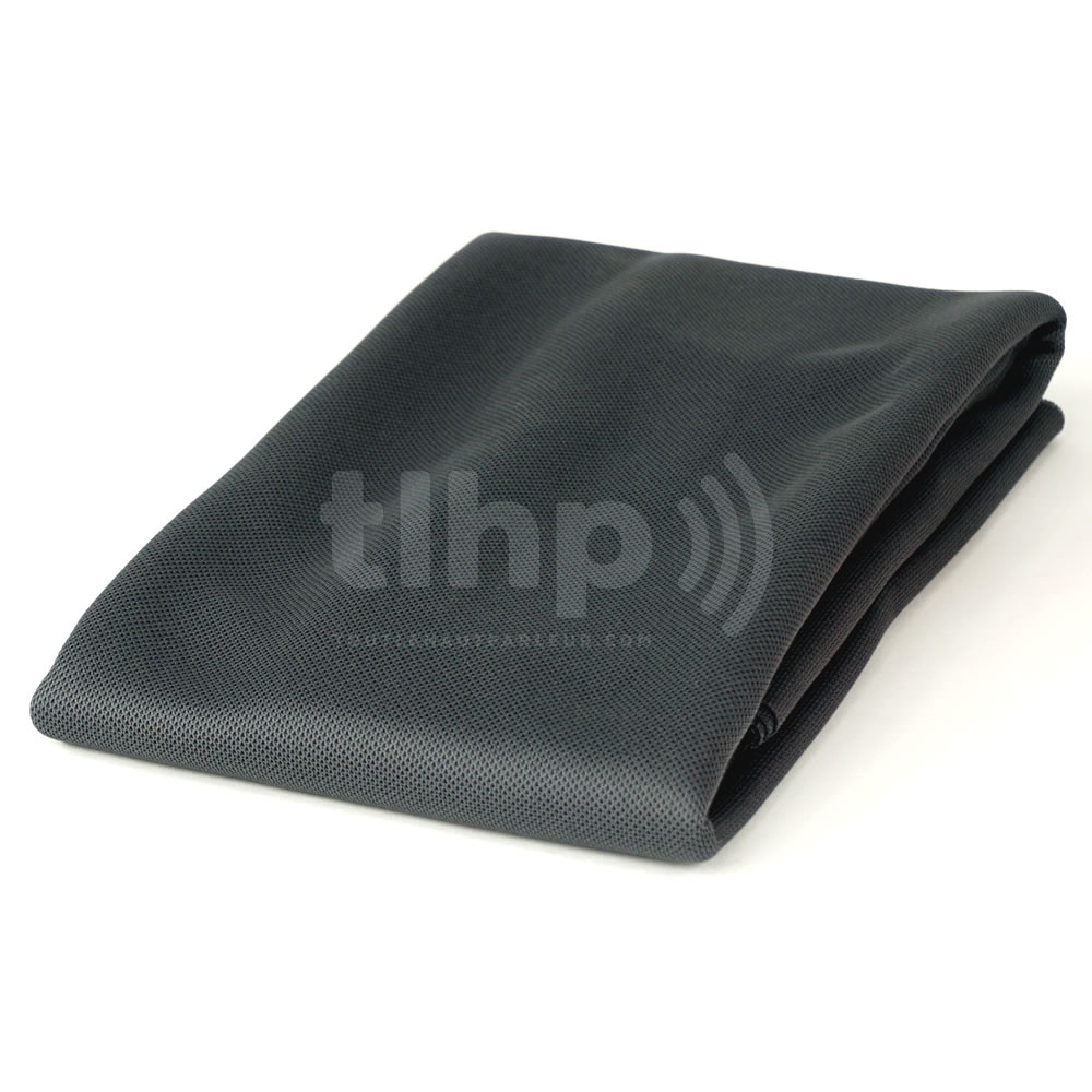 Tissu acoustique gris haute qualité pour façade d