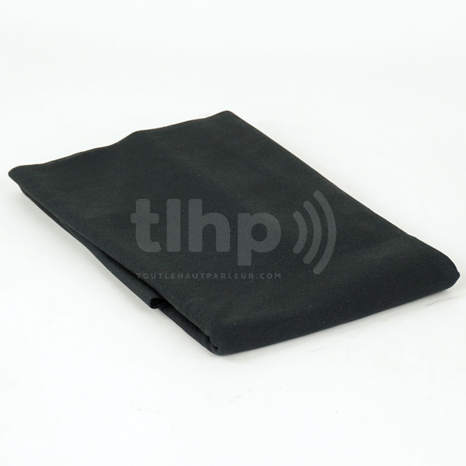 Tissu acoustique gris anthracite satiné haute qualité pour façade d