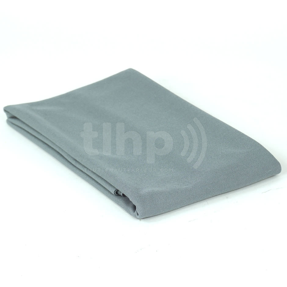 Tissu acoustique gris brillant haute qualité pour façade d