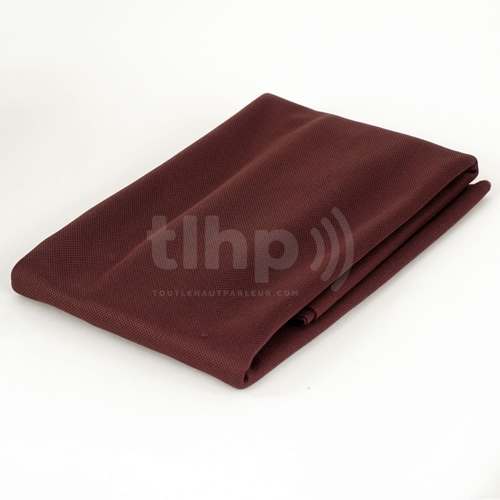 Tissu acoustique violet "Grenadine" haute qualité pour façade d