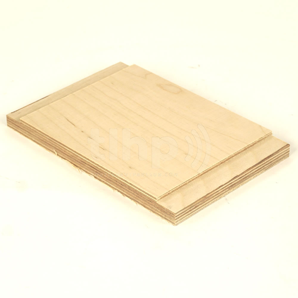 Support bois pour filtre passif, contre-plaqué 18 mm, dimensions 219x145 mm