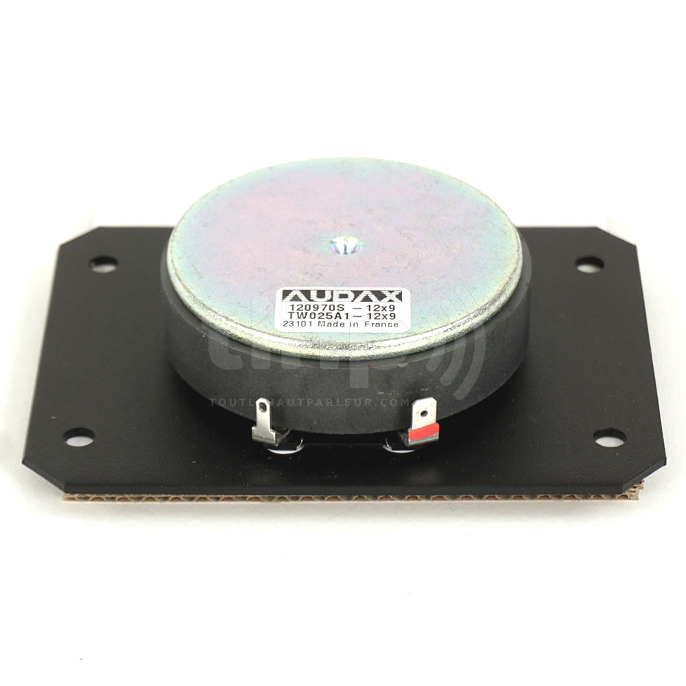 Tweeter à dôme Audax TW025A1-12X9 (ferrofluide), 8 ohm, bobine 25
