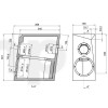 Paire d'ébénisteries finition blanc satin (avec grilles) pour kit SB Acoustics ARA / ARA Be