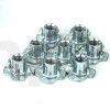 Lot de 8 écrous à frapper M6, longueur 9 mm