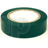 Rouleau d'adhésif PVC souple vert, largeur 15 mm, longueur 10 m, résistance à l'abrasion, la corrosion et l'humidité