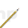 Câble instrument au mètre Sommercable SC-CLASSIQUE, PVC tissu Ø6.5 mm, jaune tweed vintage, 1 x 0.50mm²