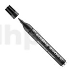 Marqueur permanent noir Edding E-2000C, pointe à ogivee 1.5 à 3 mm, toutes surfaces, encre séchage rapide