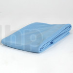 Tissu acoustique bleu "Piscine" haute qualité pour façade d'enceinte, spécial acoustique, 120gr/m², 100% polyester, dimensions 70 x 150 cm