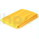 Tissu acoustique jaune "Taureau" haute qualité pour façade d'enceinte, spécial acoustique, 120gr/m², 100% polyester, dimensions 70 x 150 cm