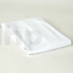 Tissu acoustique blanc haute qualité pour façade d'enceinte, spécial acoustique, 120gr/m², 100% polyester, dimensions 70 x 150 cm