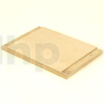 Support bois pour filtre passif, contre-plaqué 18 mm, dimensions 267x182 mm
