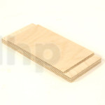 Support bois pour filtre passif, contre-plaqué 15 mm, dimensions 220x100 mm