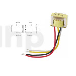 Transformateur audio 1:1 pour signaux micro, Neutrik NTE1