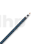Câble instrument au mètre Sommercable SC-CLASSIQUE, PVC tissu Ø6.5 mm, noir/bleu, 1 x 0.50mm²