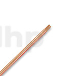 Câble HP en bobine de 100 mètres Sommercable SC-TWINCORD, PVC, 6.5x2.8mm, transparent, OFC, 2x1.5mm²