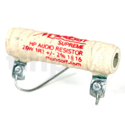 Résistance Mundorf Supreme, 12ohm ±2%, 20W, Ø14xL51mm