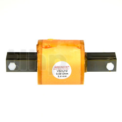 Self feron ruban cuivre papier Mundorf VSCU12, 12mH ±3%, 0.32ohm, conducteur 1.98mm cuivre OFC, L130xH88xZ88mm, avec traitement stabilisateur (vaccum impregnated)