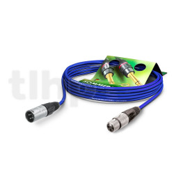 Câble Sommercable CLUB SERIES MKII équipé Neutrik XLR vers XLR, bleu, longueur 7.5m