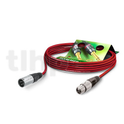 Câble Sommercable CLUB SERIES MKII équipé Neutrik XLR vers XLR, rouge, longueur 20m