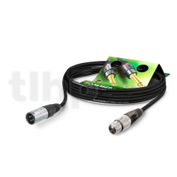 Câble Sommercable CLUB SERIES MKII équipé Neutrik XLR vers XLR, noir, longueur 15m