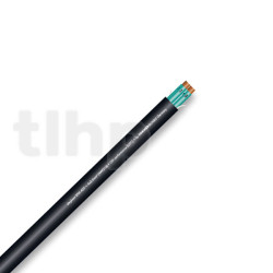 Câble HP au mètre Sommercable ELEPHANT SPM425, PVC Ø10.2mm, noir, OFC, 4x2.5mm²