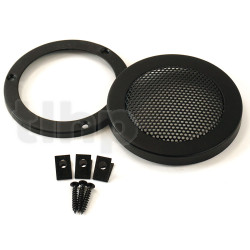 Grille TLHP GR-75, en deux parties, diamètre extérieur total 99 mm