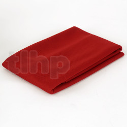 Tissu acoustique rouge "Italien" haute qualité pour façade d'enceinte, spécial acoustique, 120gr/m², 100% polyester, dimensions 70 x 150 cm