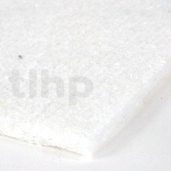Panneau amortissement feutre polyester semi rigide, épaisseur ~13mm, dimensions 95 x 100 cm (+/-5%), spéciale acoustique, avec face adhésive, ~540gr/m²