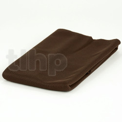 Tissu acoustique marron "Chocolat" haute qualité pour façade d'enceinte, spécial acoustique, 120gr/m², 100% polyester, largeur 150cm, rouleau de 25m