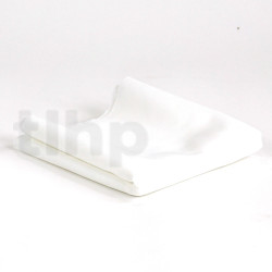Tissu acoustique blanc haute qualité pour façade d'enceinte, spécial acoustique, 120gr/m², 100% polyester, largeur 150cm, rouleau de 25m