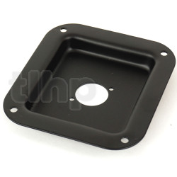 Cuvette acier noir 112x101x15.5 mm, pour une embase châssis format D