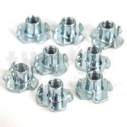 Lot de 8 écrous à frapper M5, longueur 8 mm