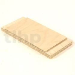 Support bois pour filtre passif, contre-plaqué 15 mm, dimensions 220x100 mm