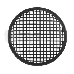 Grille haut-parleur, acier noir, diamètre 206 mm