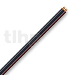Câble HP au mètre Sommercable SC-NYFAZ, PVC, 7.5x3.5mm, noir, OFC, 2x2.5mm²