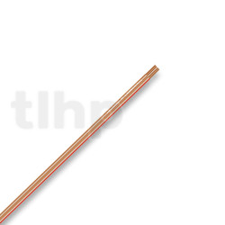 Câble HP au mètre Sommercable SC-TWINCORD, PVC, 4.5x2.3mm, transparent, OFC, 2x0.75mm²