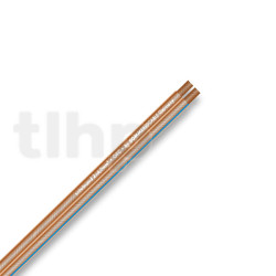 Câble HP au mètre Sommercable SC-TWINCORD, PVC, 9x4.3mm, transparent, OFC, 2x4mm²