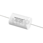 Condensateur Monacor MKTA 22µF 250VDC, Ø27.5 x 46mm