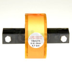 Self feron ruban cuivre papier Mundorf VSCU15, 0.15mH ±3%, 0.04ohm, conducteur 1.40mm cuivre OFC, L84xH24xZ24mm, avec traitement stabilisateur (vaccum impregnated)