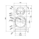 Paire d'ébénisteries finition noir satin (sans grilles) pour kit SB Acoustics Micro