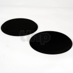 Paire de cache tissu noir magnétique pour haut-parleurs SB Acoustics SATORI WO24P