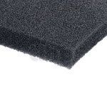 Mousse acoustique pour façade d'enceinte, gamme économique, dimensions 90 × 190 cm, épaisseur env. 7 mm