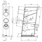 Paire d'ébénisteries finition noir brillant (avec grilles) pour kit SB Acoustics Sasandu